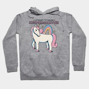 Ready to Crush Kindergarten Cute Unicorn Back to School Hoodie